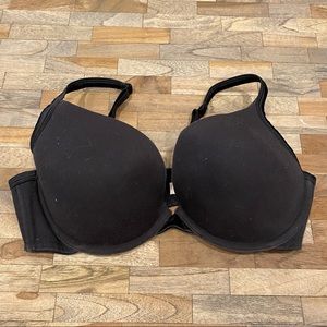 Cacique cotton plunge push up bra